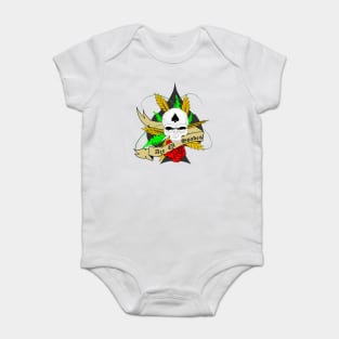 Awesome Art Ace Of Spades Baby Bodysuit